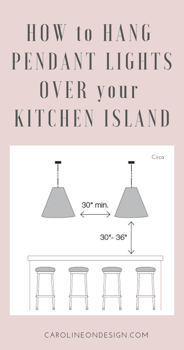 How to Hang Pendant Lighting over Kitchen Island ...