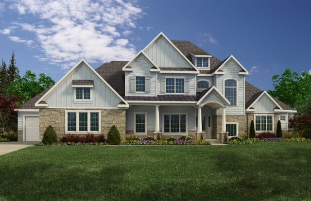 3D Home Elevation Rendering