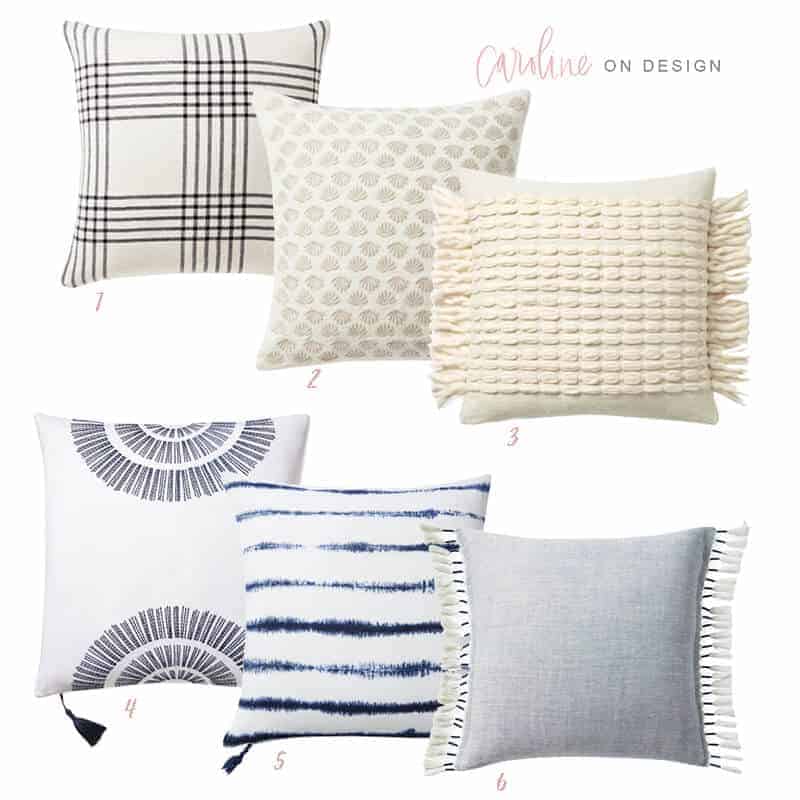 How to Mix and Match Throw Pillows | Caroline on Design