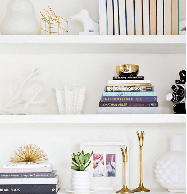 your guide to styling bookshelves