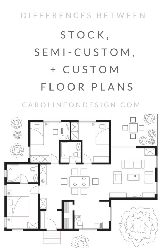 stock vs. custom floor plan