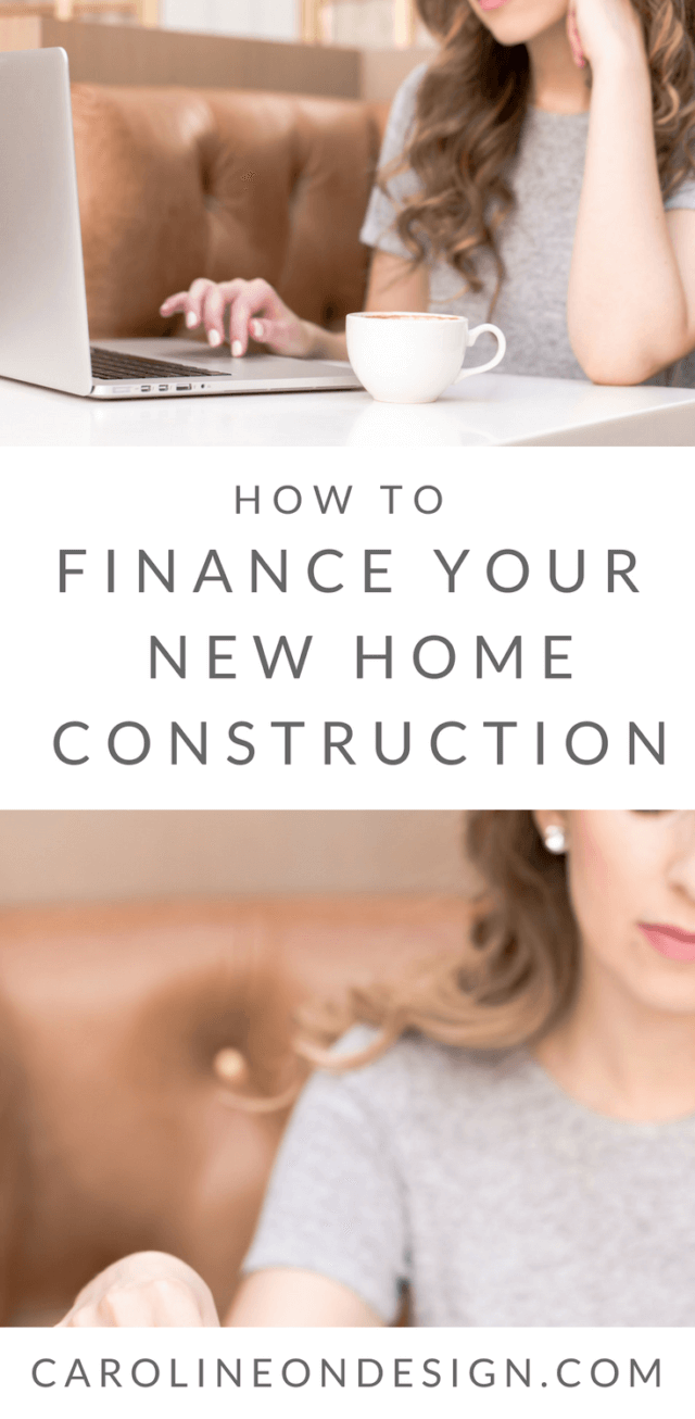 how to finance your home build