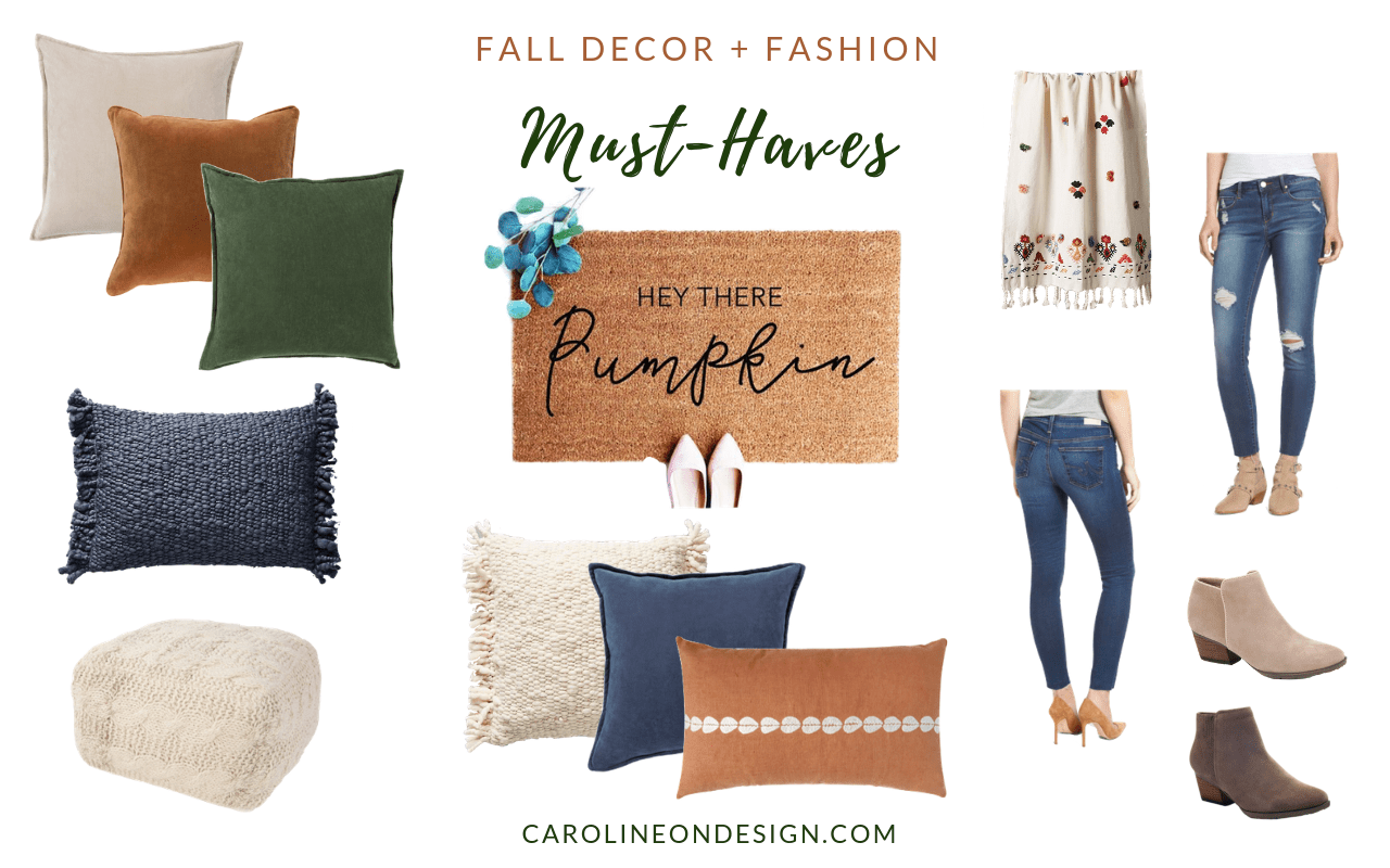 affordable fall decor and fashion must-haves round up by Caroline on Design