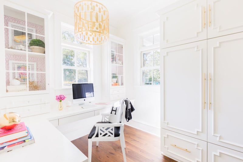 fun and feminine home offices laura burleson alyssa rosenheck