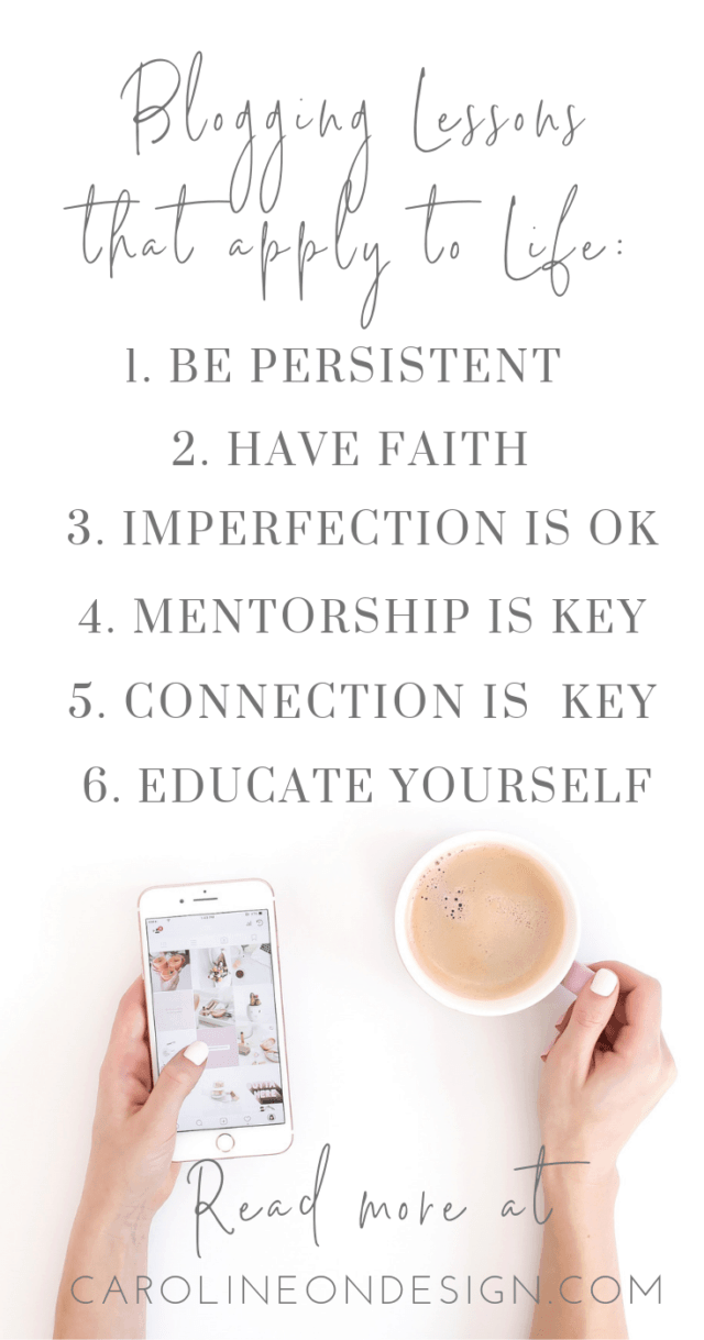 Caroline on Design Blogging Lessons