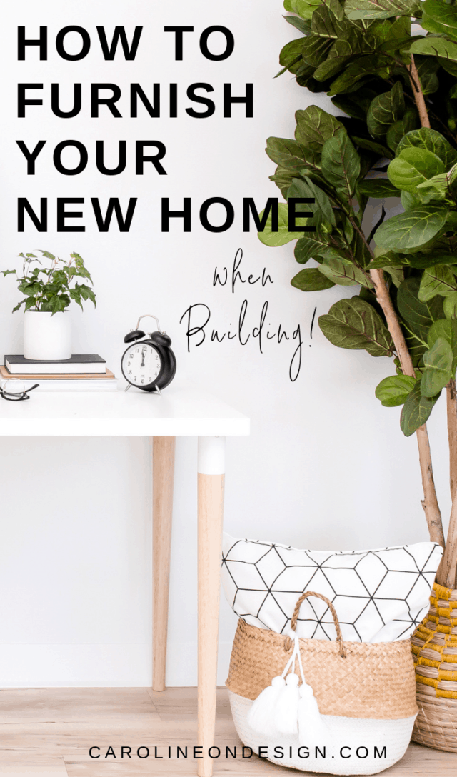 furnishing your new home when building pin
