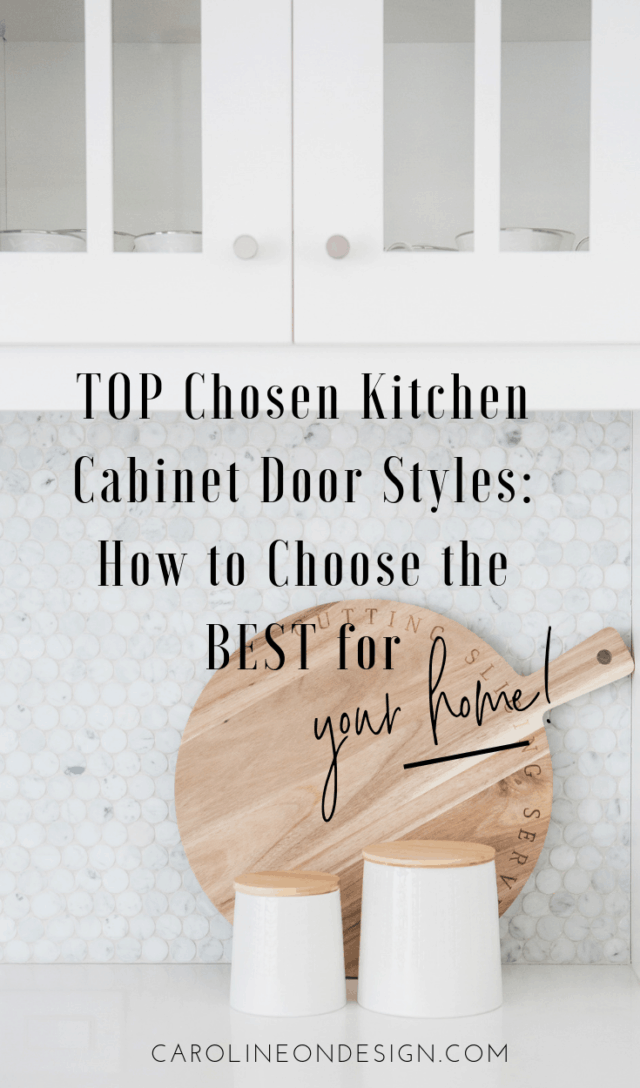 top chosen kitchen cabinet door styles pin