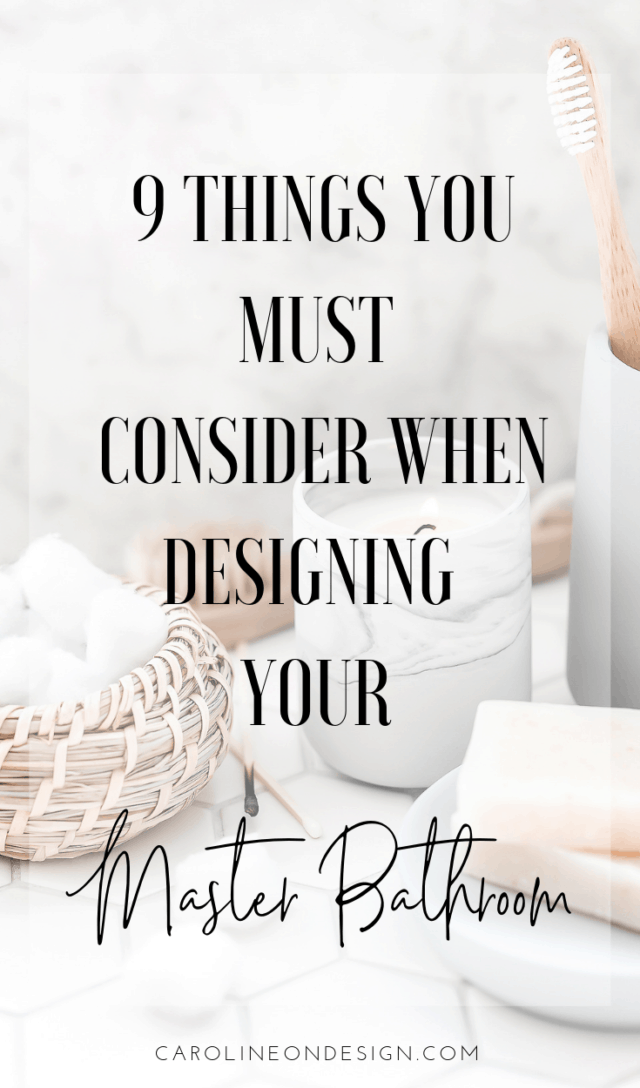 guide to design beautiful & functional master bathroom pin