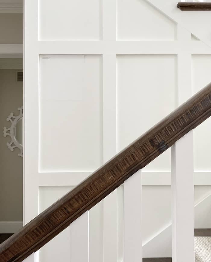 Peel and stick paint samples benjamin moore white dove