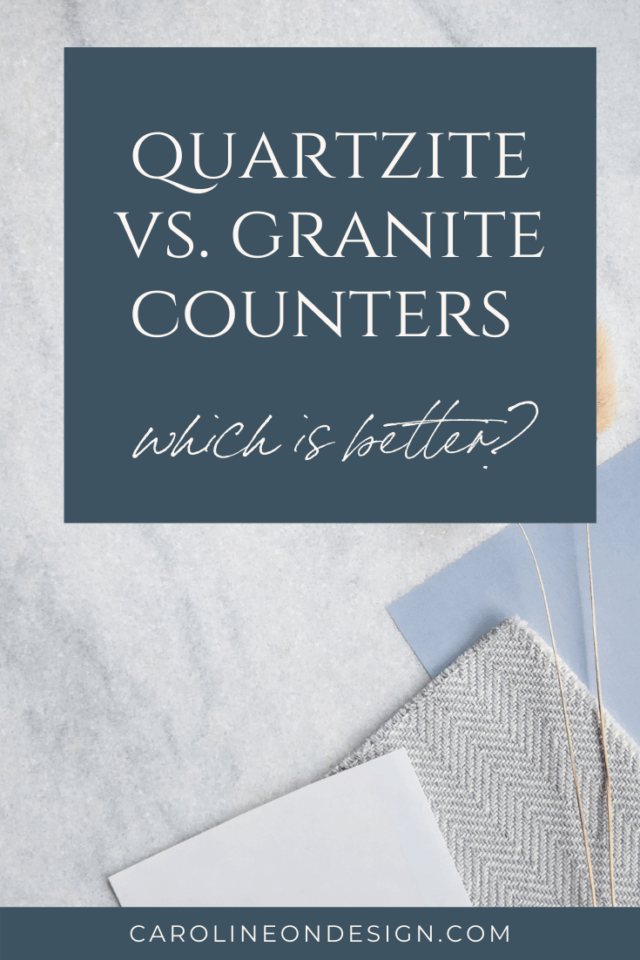 Quartzite vs. Granite Counters