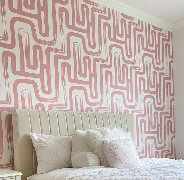 Girls Teen Bedroom Wallpaper